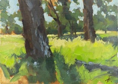 "Grass Underfoot" Gouache Painting