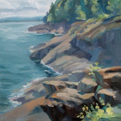 Peinture à l'huile « Presque Isle (day 43), 10 septembre 2020 »