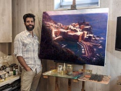 Ölgemälde "Cliffs of Vernazza"