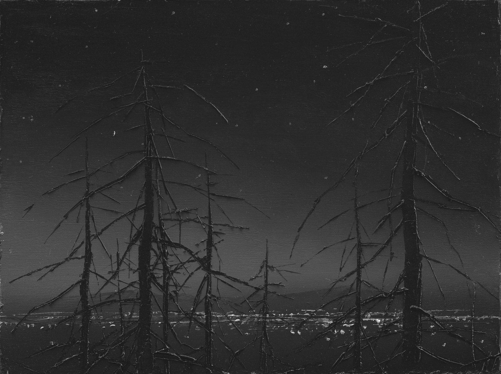 "Surge la oscuridad" Pintura al óleo
