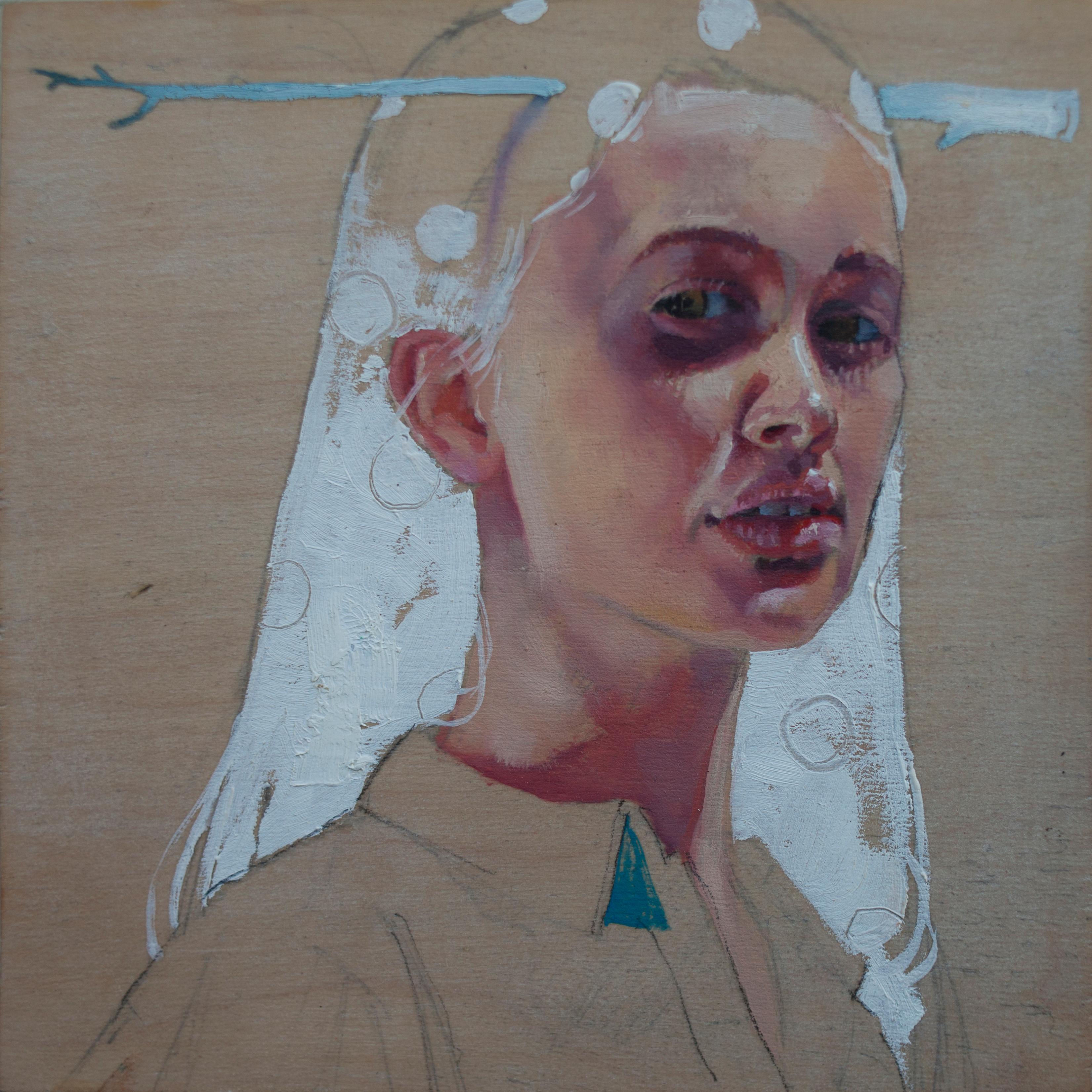 "Pintura al óleo "Cornamenta
