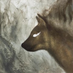 "Smokey Hyena" Oil Painting
