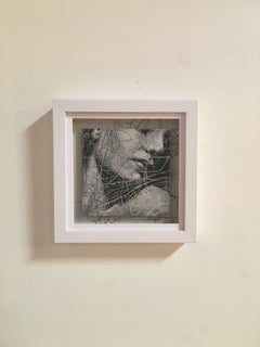 "Blunt Trench" Mixed media painting