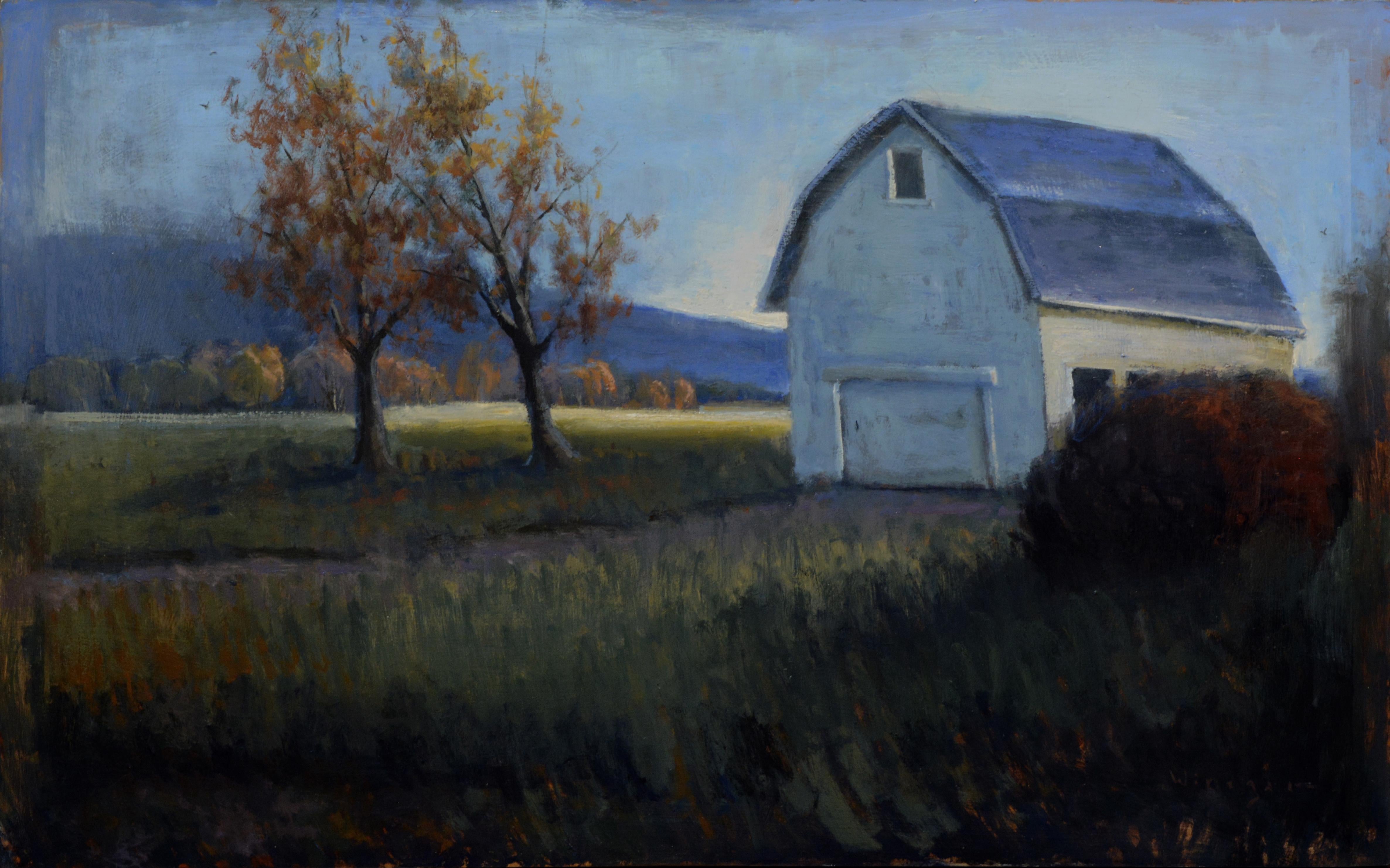 Seth Winegar Landscape Painting - "Autumn Light" Oil painting