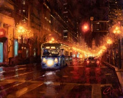 "San Francisco Night" Oil Painting