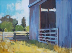 "Tin Barn" Oil Painting