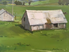 "Old Chicken Barn" Oil Painting