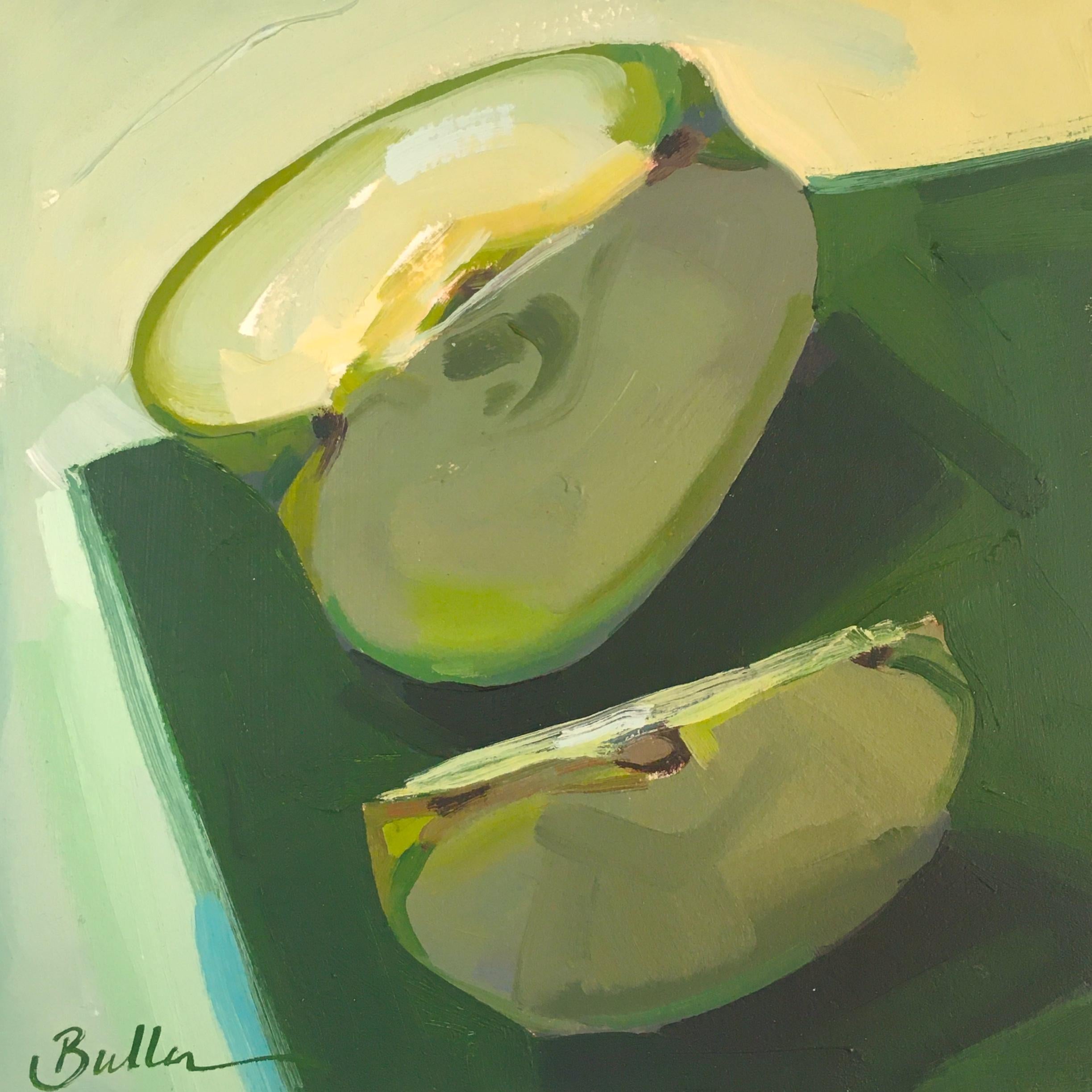 Samantha Buller Still-Life Painting - "Feeling Green" Oil Painting