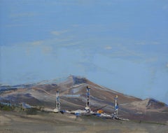 "Oil Rigs" Oil Painting