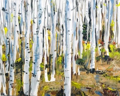 "Colorado Aspens" Oil Painting