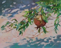 "Pomegranate at Ten O'Clock, " Oil Painting