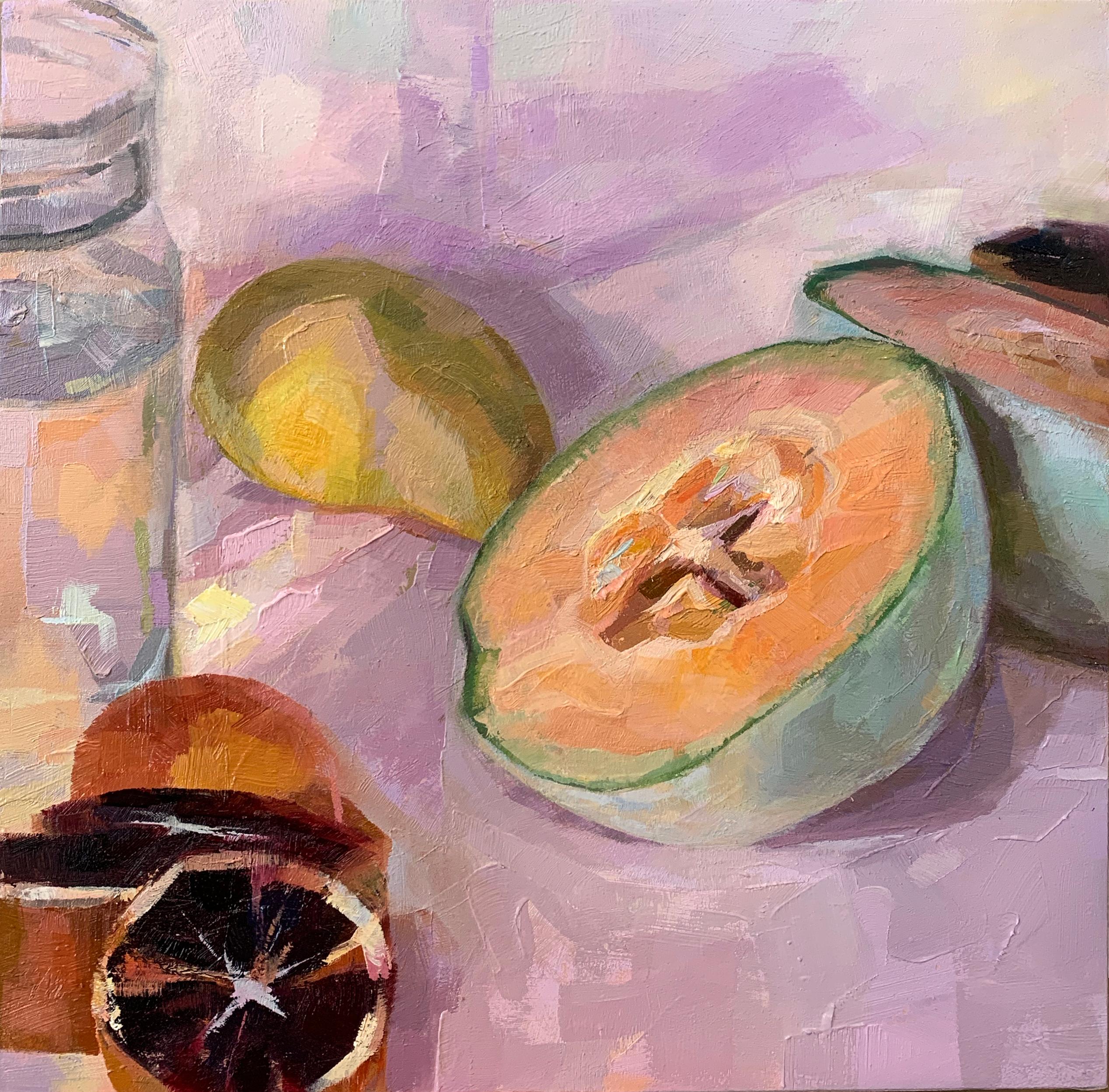 "Cantaloupe", Oil painting