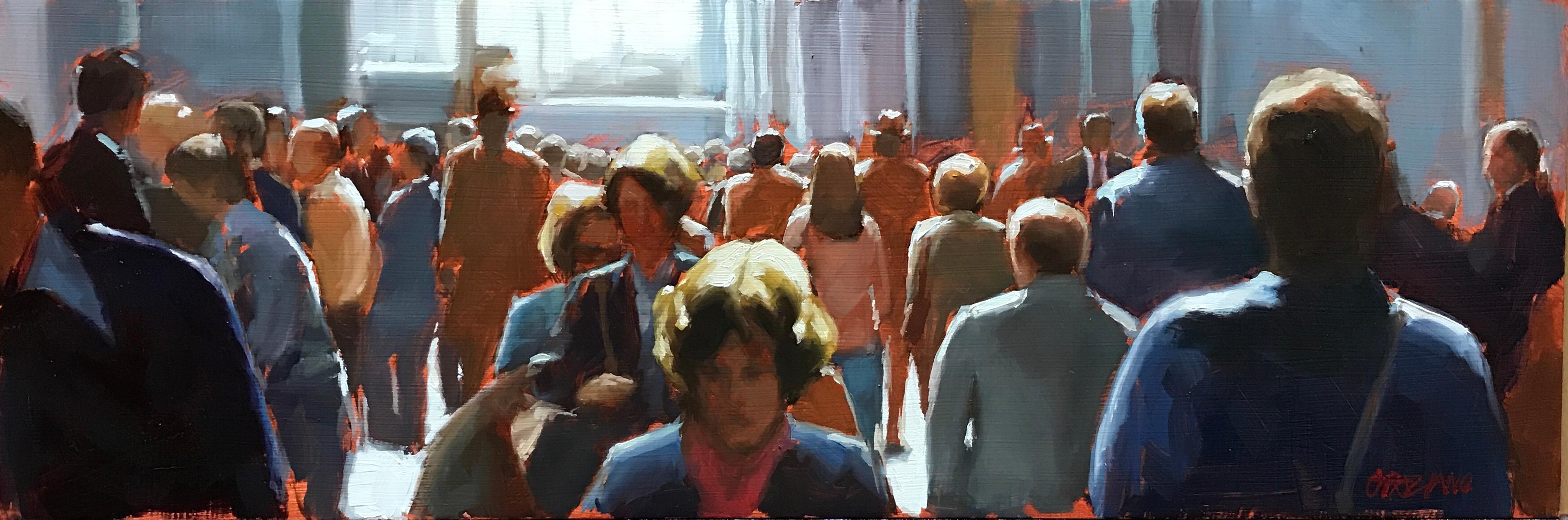 Dan Graziano  Landscape Painting - "Midtown", Oil Painting