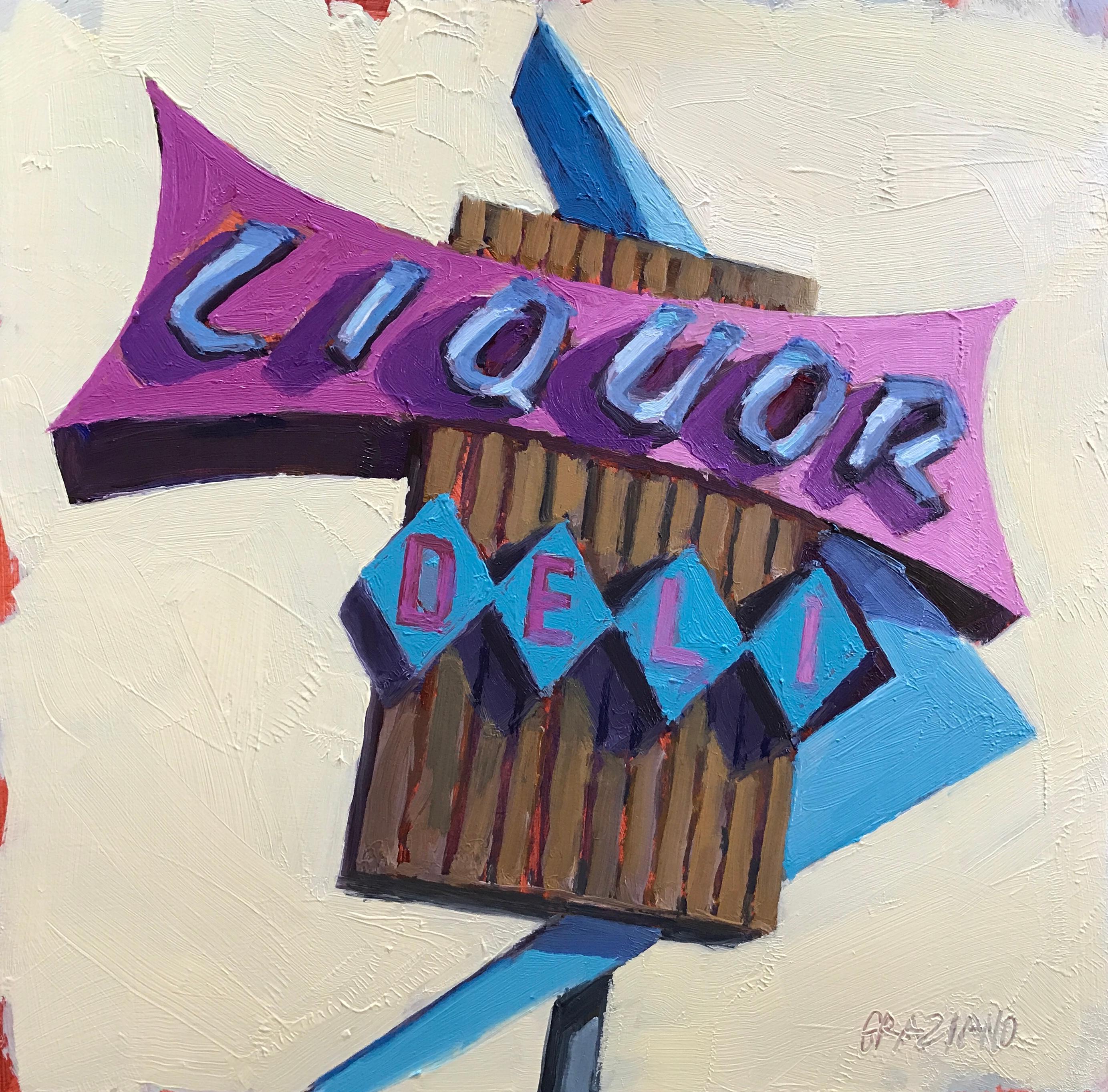 "Beverly Mart Liquor", Oil Painting