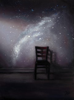"Quiet Galaxies", Oil painting