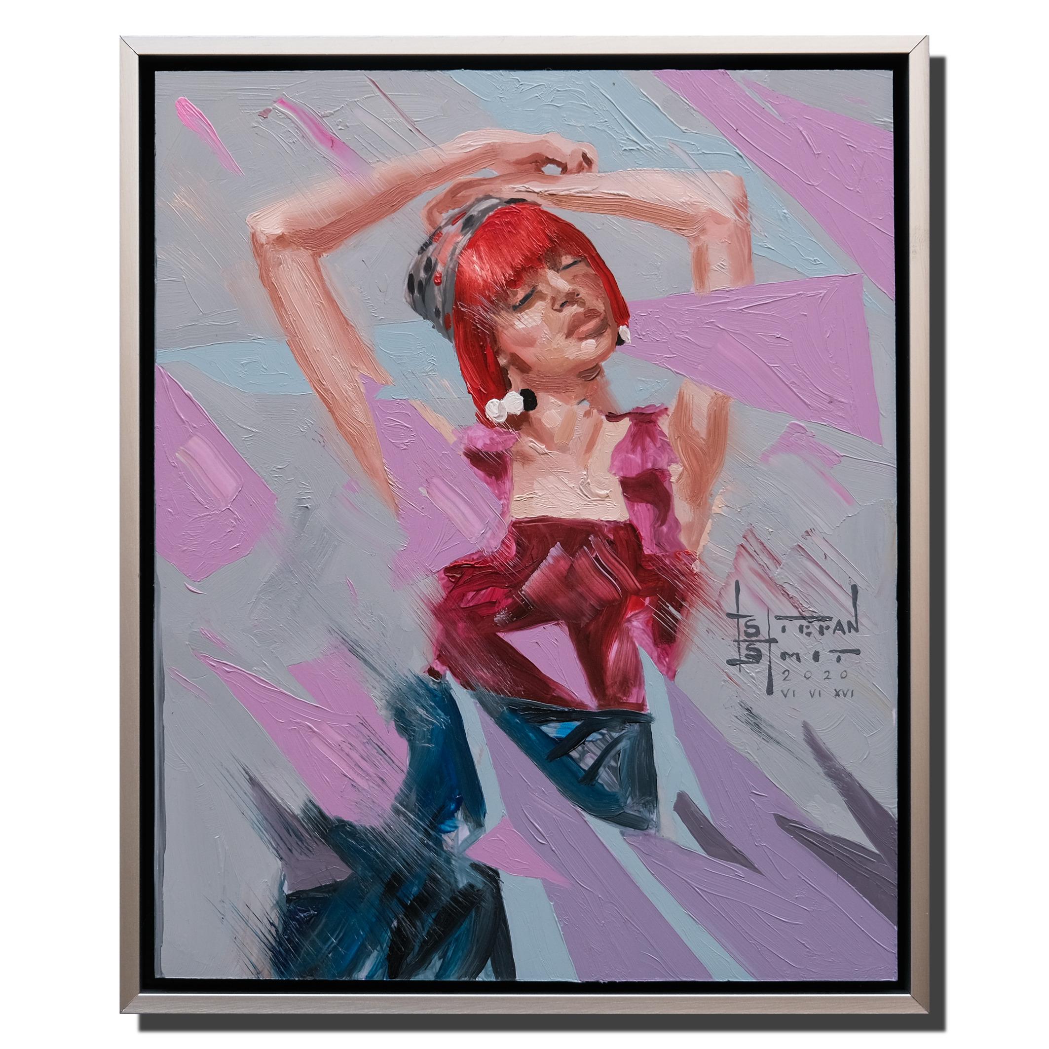 Stefan Smit Figurative Painting – ""Ein neuer Rhythmus 2", Ölgemälde