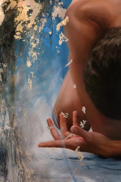 „Exhale“ von Brian O'Neill, Ölgemälde, männlicher Akt