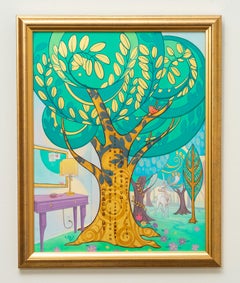 "The Beautiful Tree, " Oil painting