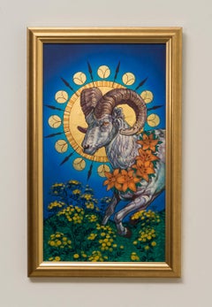 "Aries, " Oil Painting
