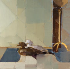 "Double Ducks, " Oil Painting
