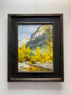 "Storm Break, " Oil painting