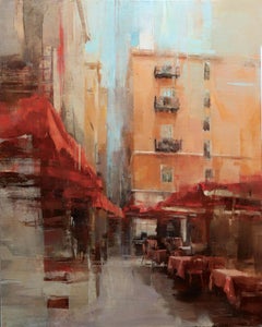 "Nice, City of True Colors, " Oil Painting