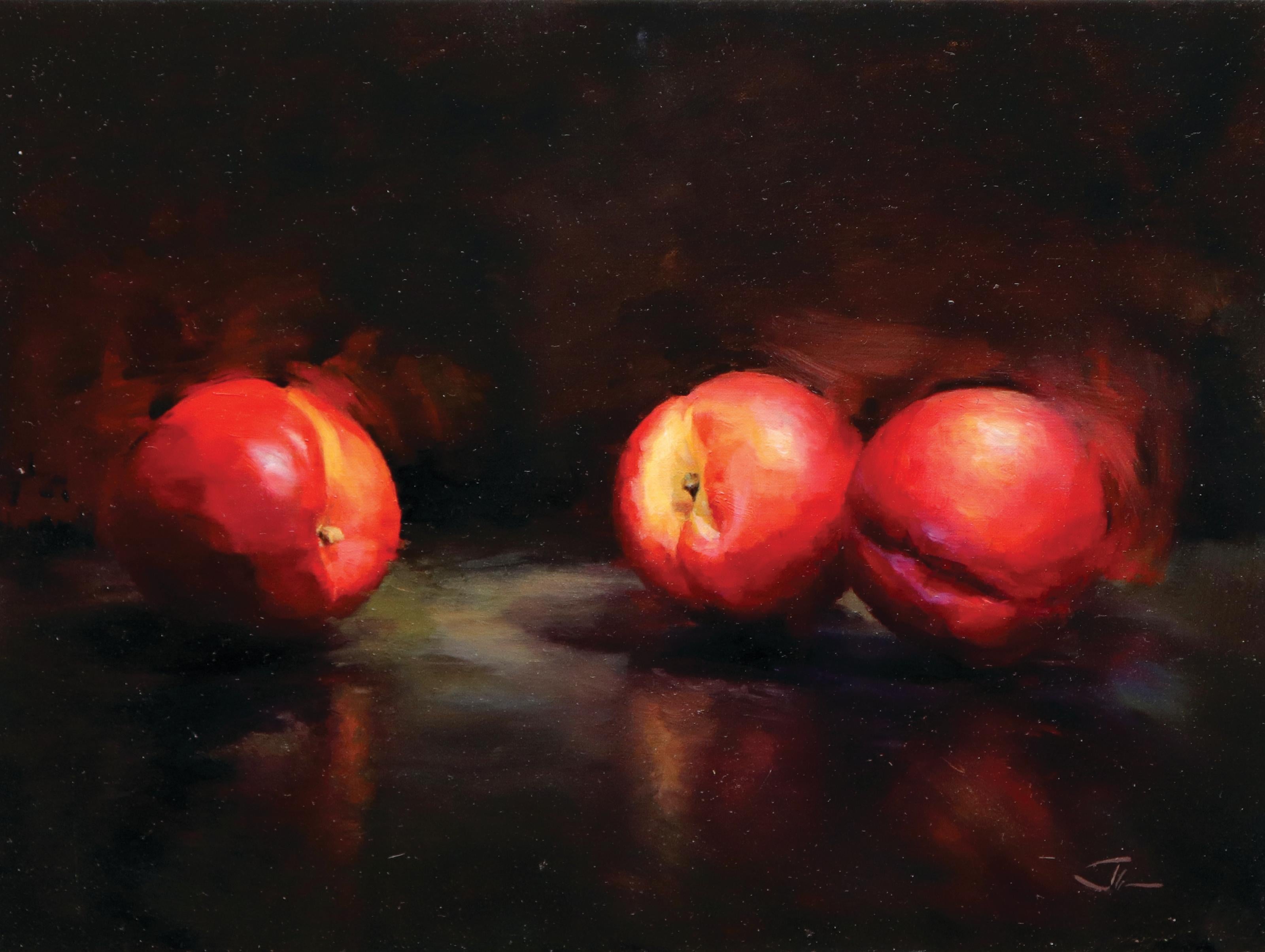 Shima Rabiee Still-Life Painting - "Nectars, " Oil Painting