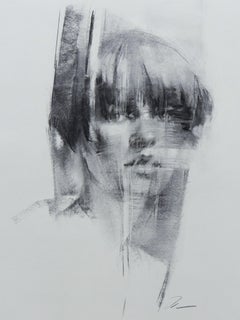 "Figure #38, " Charcoal Drawing