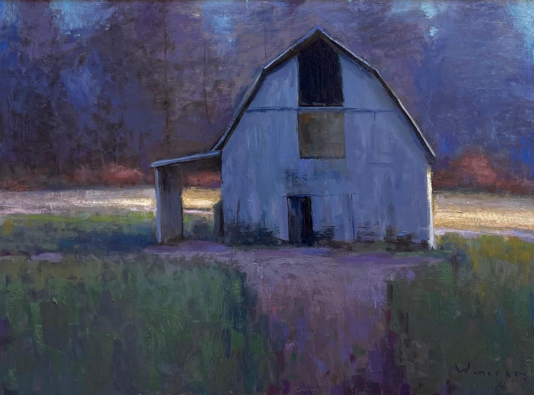Seth Winegar Landscape Painting - "The Crack of Dawn" Oil painting