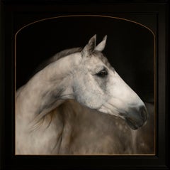 "Pale Horse, " Oil Painting
