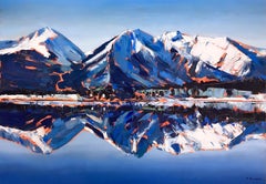 "Rocky Mountain Reflections, Colorado" Oil Painting