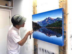 "Bear Lake, Rocky Mountain National Park, Colorado" Oil Painting