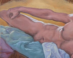 "Levi Jackson" (2015) By John Tarantola, Nude Portrait Oil Painting