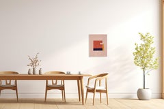 Autumn Constructivist Window, Patchwork Compositions in Autumn Tones, Geometric