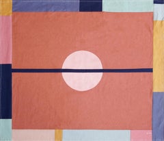 Revolución Copernicana, Patchwork Estilo Astronomía, Formas Geométricas Tonos Tierra