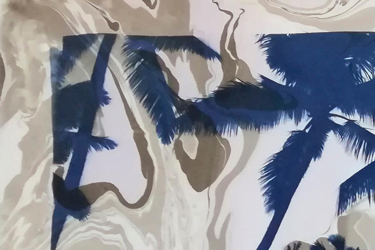 palm tree ink