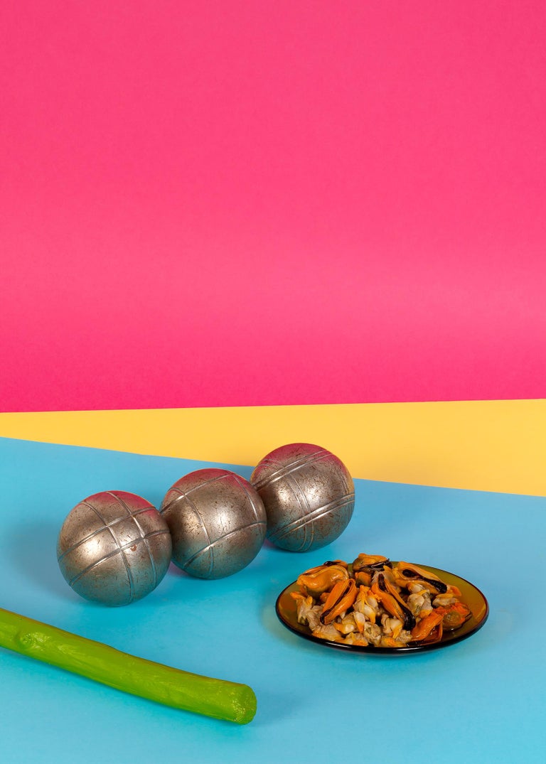 Ryan Rivadeneyra Still Life Conceptual Scene Gallery Quality Giclee Playful Food And Vivid Color For Sale At 1stdibs