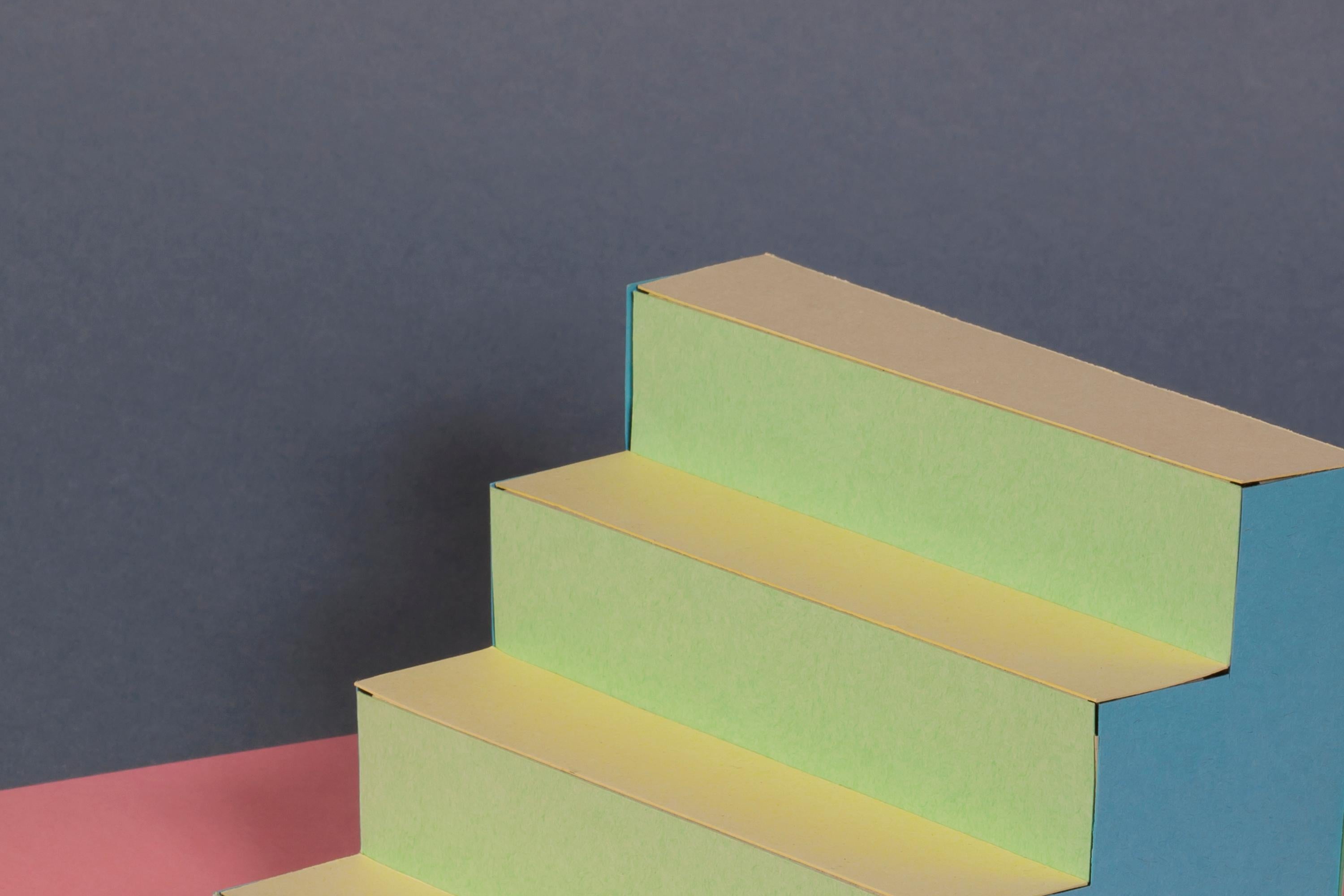 pastel stairs