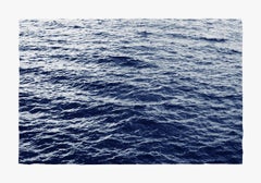 Boundless Ocean Waves, Handmade Classic Blue Sunprint, Limited Edition of 50