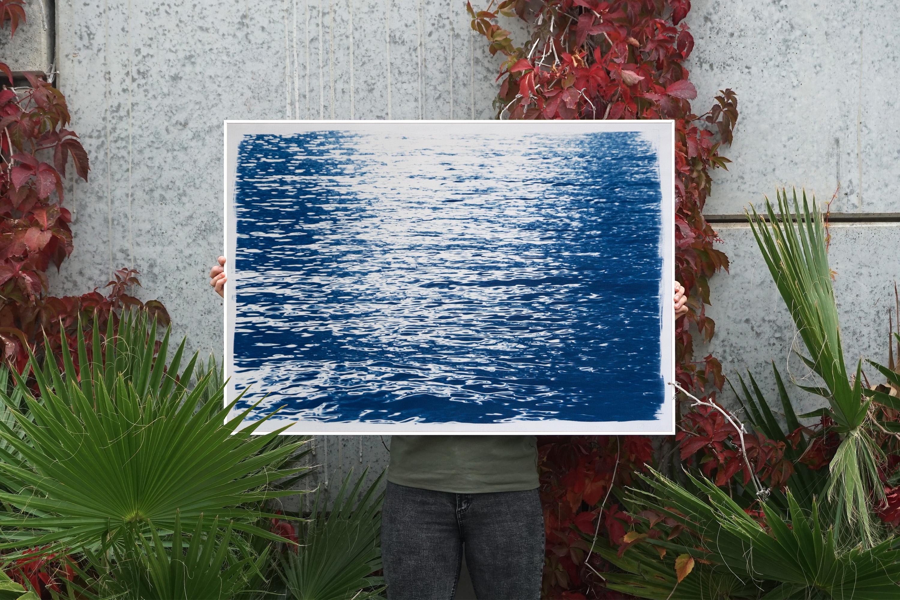 This is an exclusive handprinted limited edition cyanotype.
