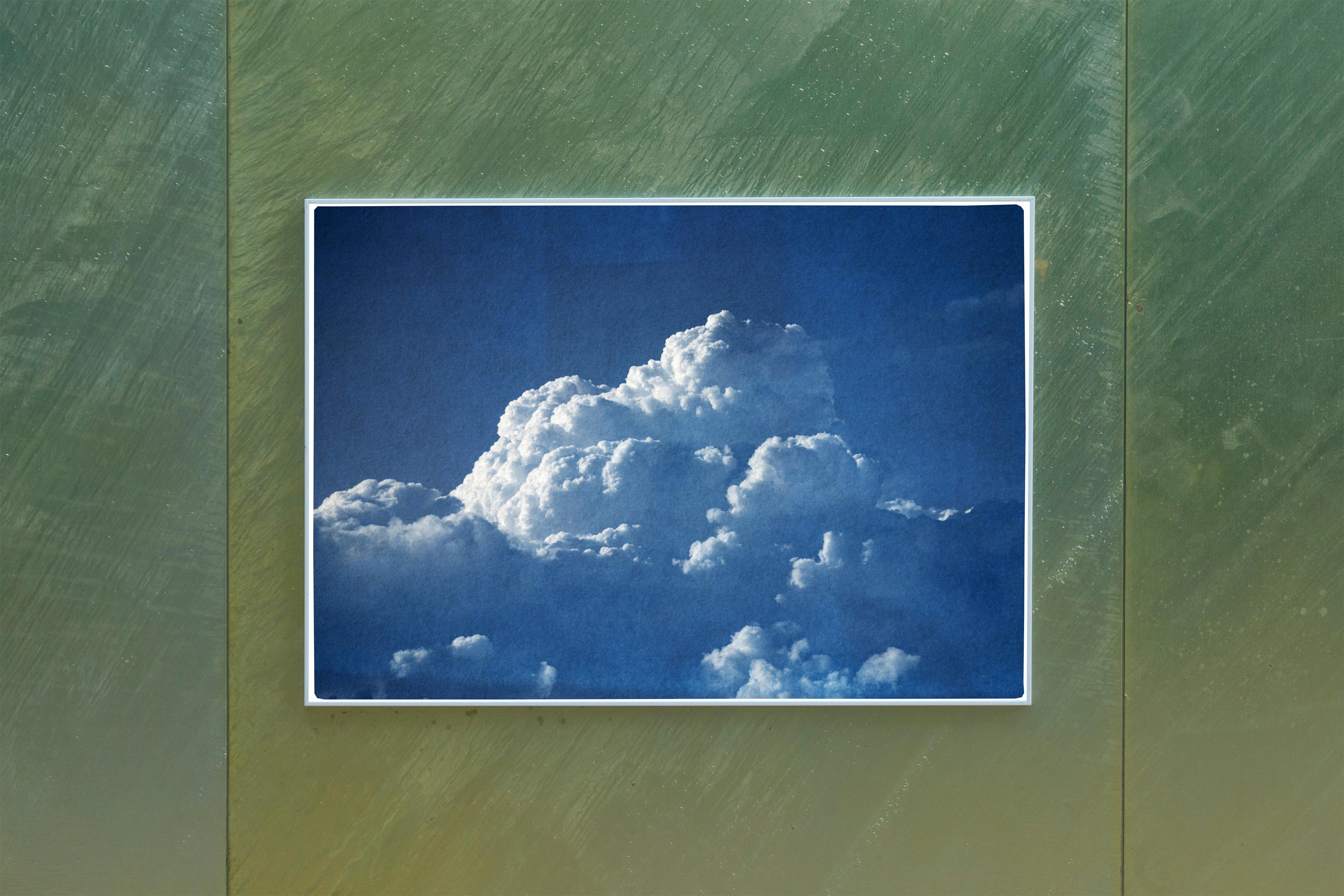 This is an exclusive handprinted limited edition cyanotype of a gorgeous cloudy sky. 

Details:
+ Title: Majestic Cloudy Sky
+ Year: 2021
+ Edition Size: 100
+ Stamped and Certificate of Authenticity provided
+ Measurements : 70x100 cm (28x 40 in.),