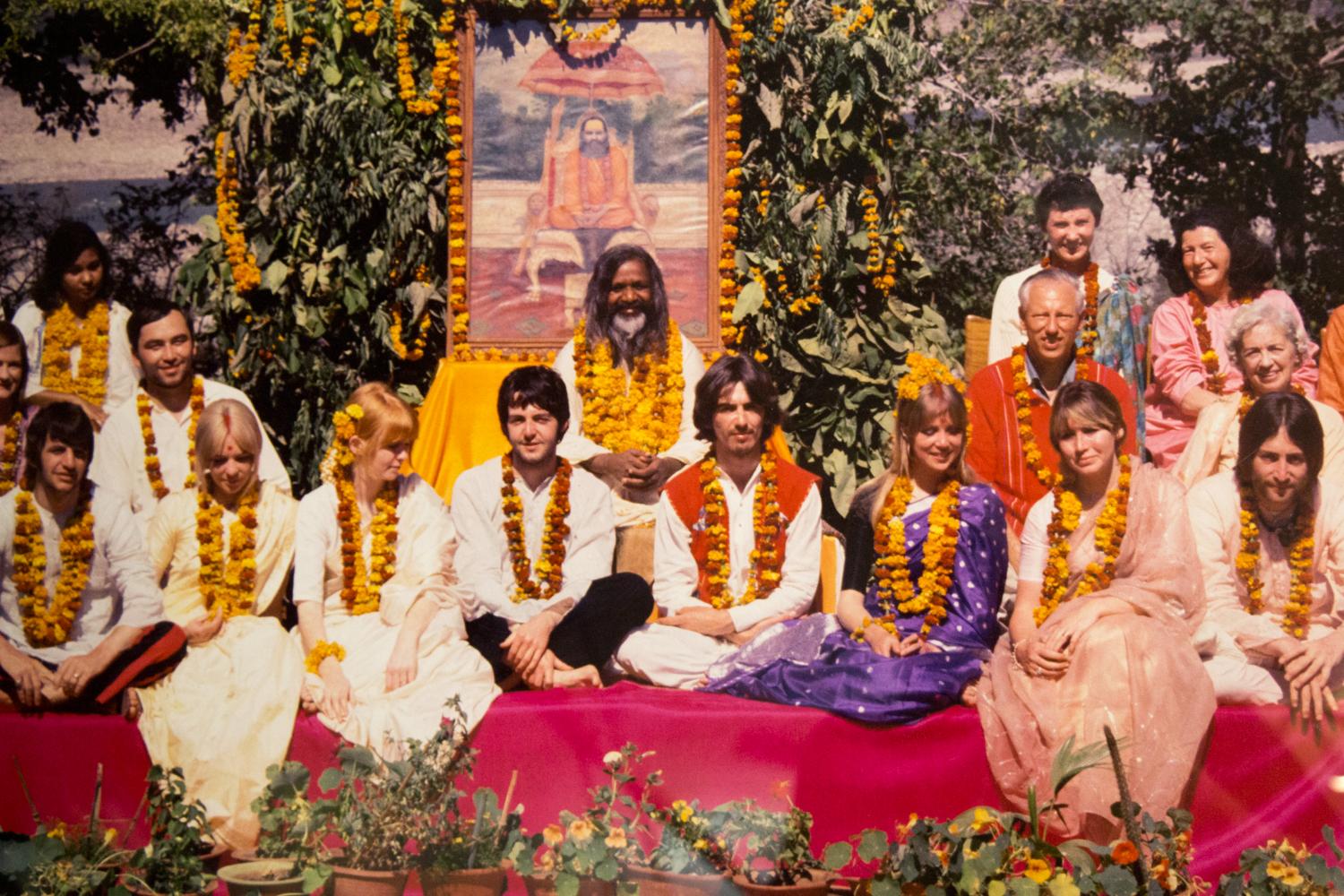In 1968 photographer Paul Saltzman traveled to India on an assignment, and then went to meditate with Maharishi Mahesh Yogi at his ashram in the holy city of Rishikesh. Fortunately for him, The Beatles were all at the ashram, and he was able to meet