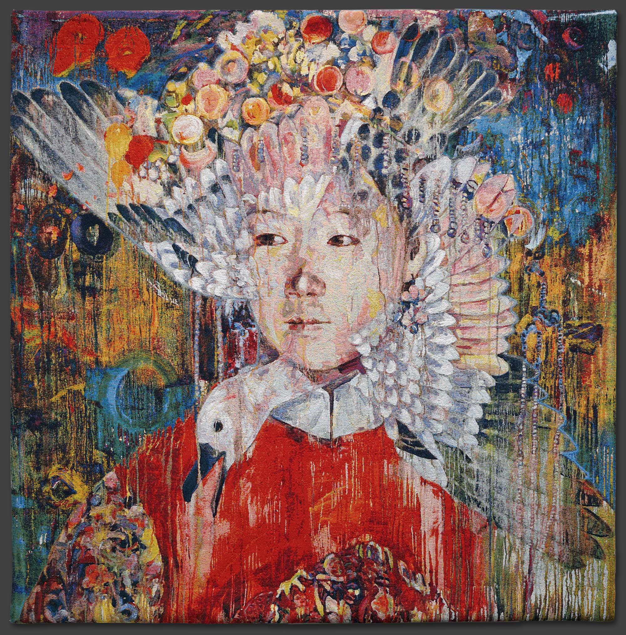 Jiu Yue (September) - Art by Hung Liu