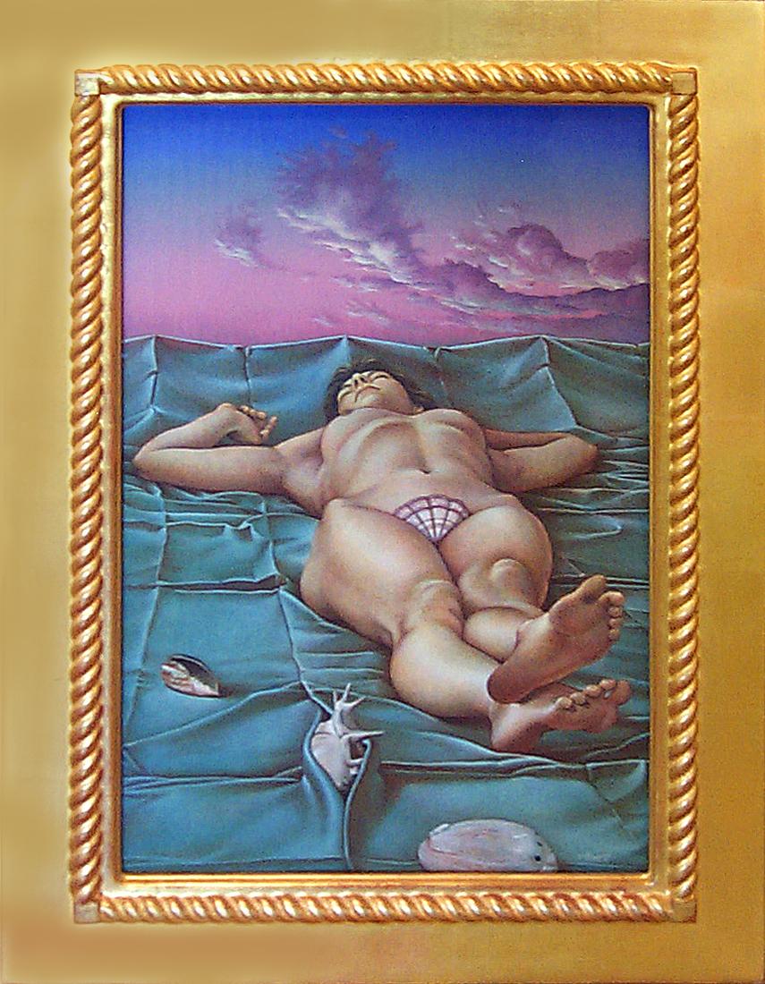 Michael Bergt Figurative Painting - The Birth of Venus
