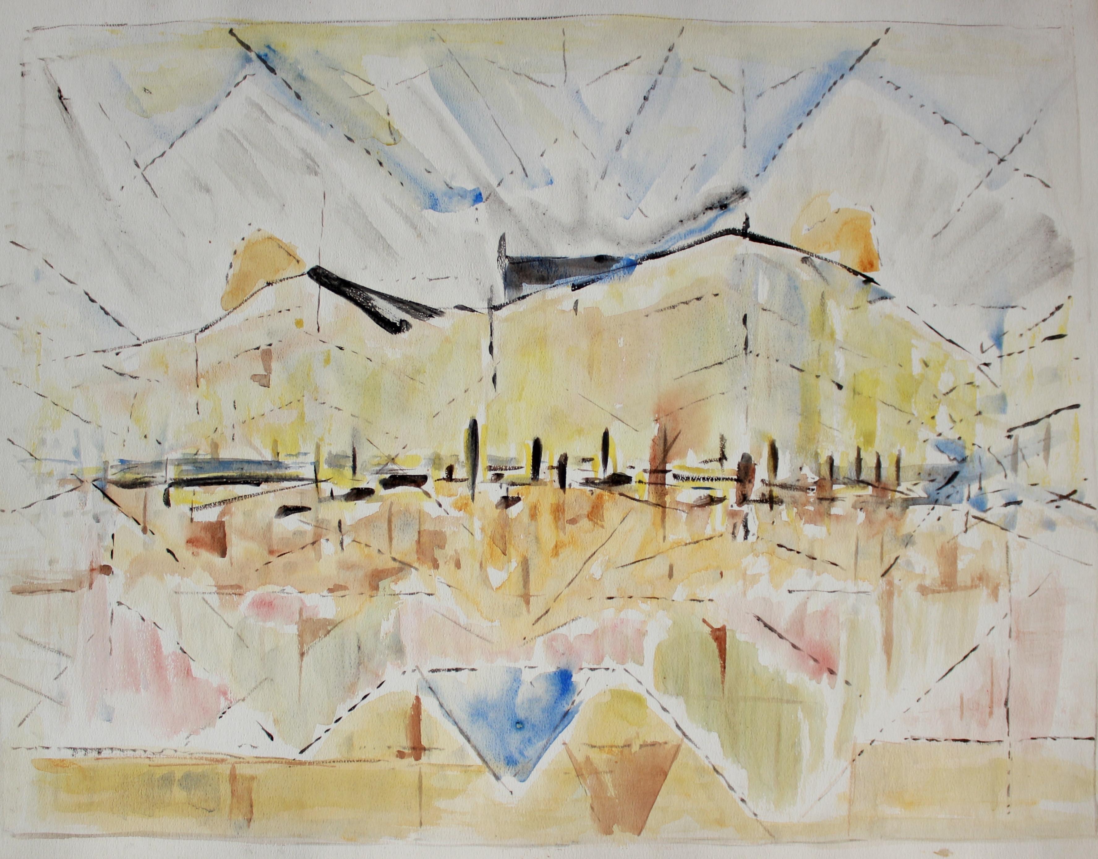 Arthur Pinajian Abstract Drawing - No. 1966, 1959
