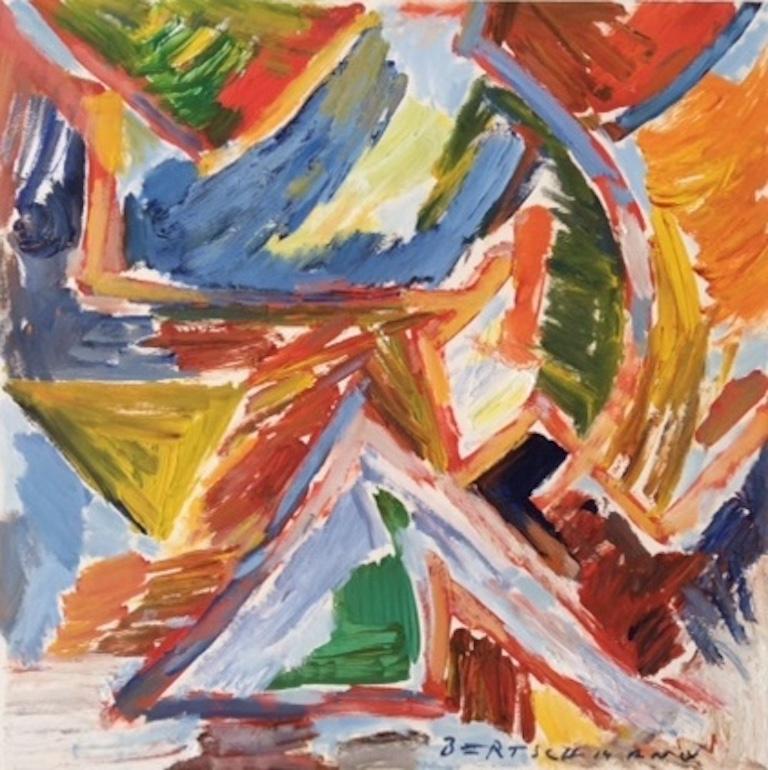 Harry Bertschmann Abstract Painting - Abstract No. 2, ca. 1980
