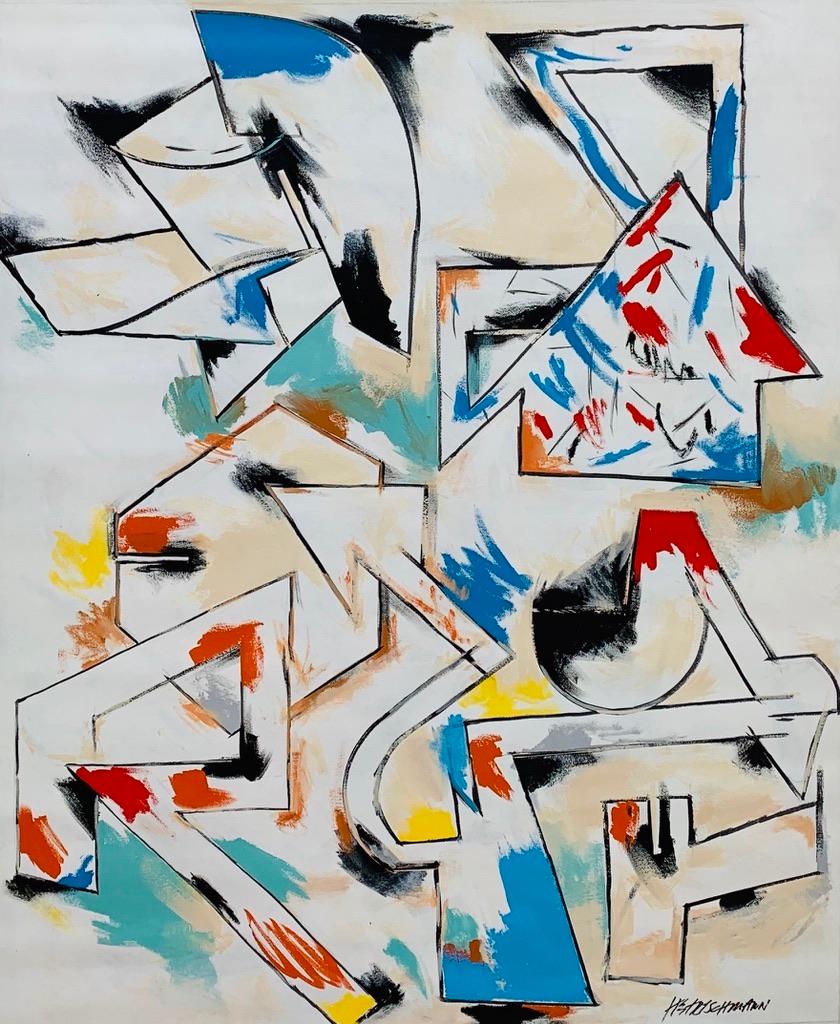 Harry Bertschmann Abstract Painting - Bank Street Series No. 43, 1978-1985