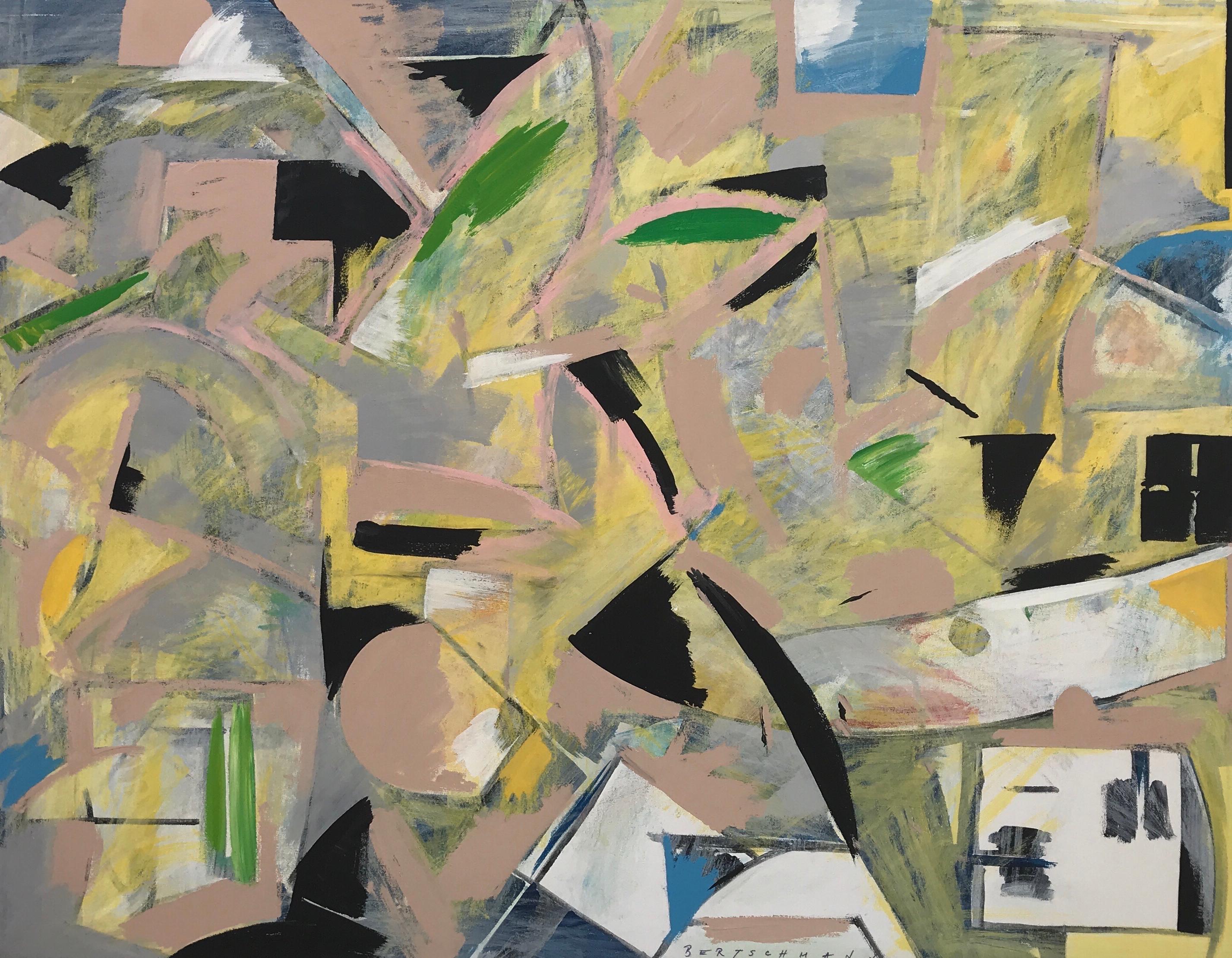 Harry Bertschmann Abstract Painting - Bank Street Series No. 48, 1978-1985