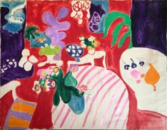 Abstrakte Blumen mit abstrakten Motiven ( 497), 1968