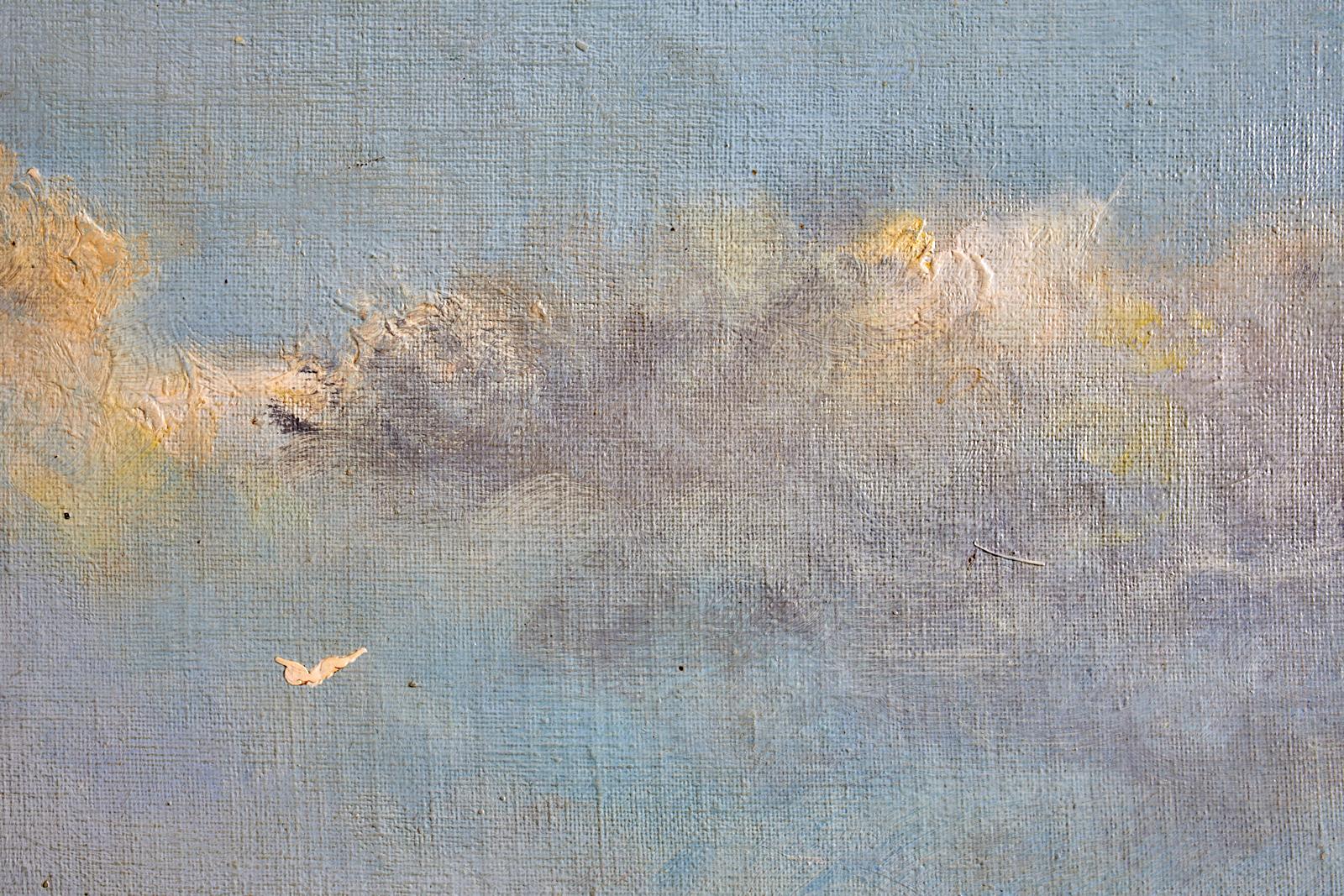 Peinture de bateau à voile danoise signée 10